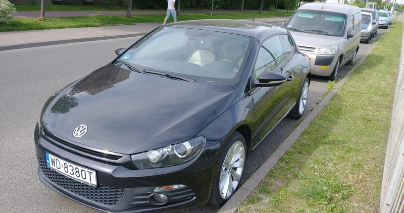 Volkswagen Scirocco cena 36500 przebieg: 174456, rok produkcji 2014 z Warszawa małe 137